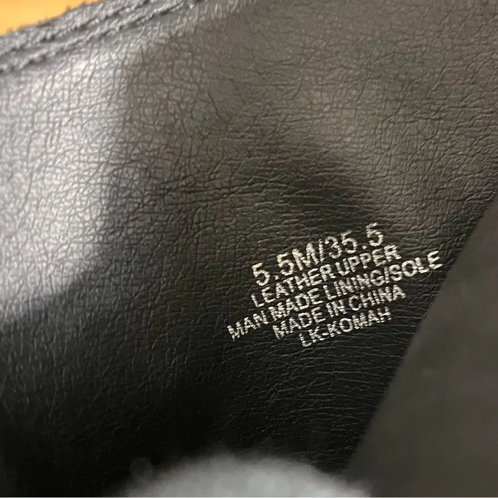 Lucky Brand Komah Black Knee High Boots Size 5.5‎